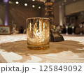 ウェディングテーブルのキャンドル 125849092