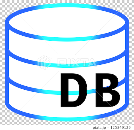 資料庫雲圖標 資料庫雲圖標 125849129