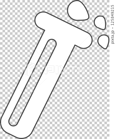 Science items icon. Test tube. Science items icon. Test tube. 125849215