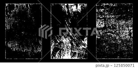 Black and white grunge. Distress overlay texture. Abstract surface dust and rough dirty wall background concept. Distress illustration simply place over object to create grunge effect. Vector EPS10. 125850071