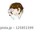 自撮りをしているずっかちゃん　テヘペロ 125851399