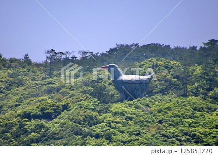 ヤンバルクイナの形をした展望台（沖縄県・国頭村） 125851720