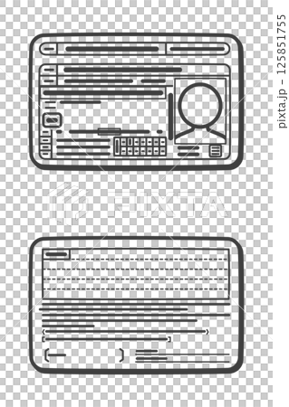 Driver's license (front and back) Driver's license (front and back) 125851755