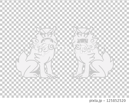 A和Un的守護獅插圖 125852520