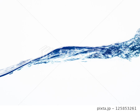 水　流れ　揺れ　水面　波 125853261