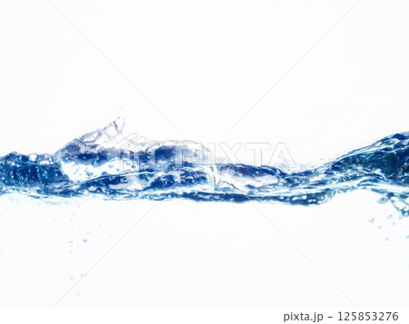 水　流れ　揺れ　水面　波 125853276