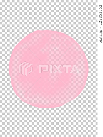 Watercolor-style circle illustration material, pale pink cherry blossom background, transparent png Watercolor-style circle illustration material, pale pink cherry blossom background, transparent png 125853552