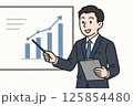 ビジネスシーン　プレゼン 125854480