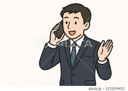 ビジネスシーン　 125854481