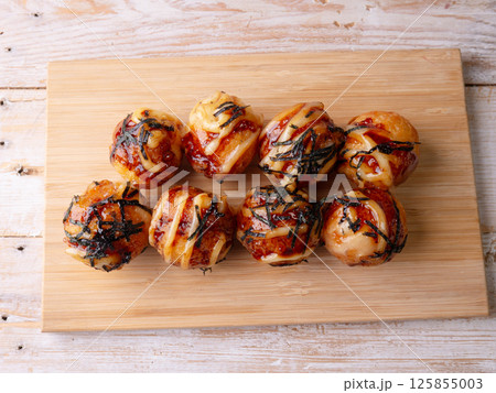 Takoyaki Crispy Octopus Balls Japanese Street Food and Snacks. Takoyaki Crispy Octopus Balls Japanese Street Food and Snacks. 125855003