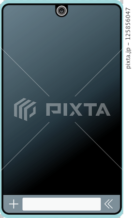 Black screen smartphone 125856047