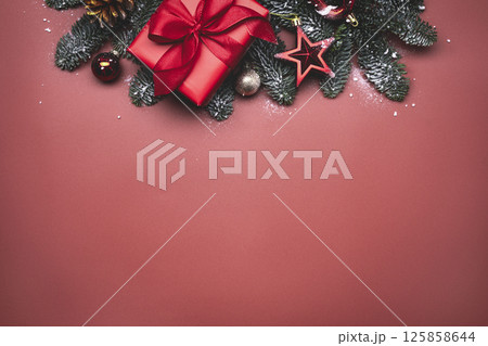 Christmas background card 125858644