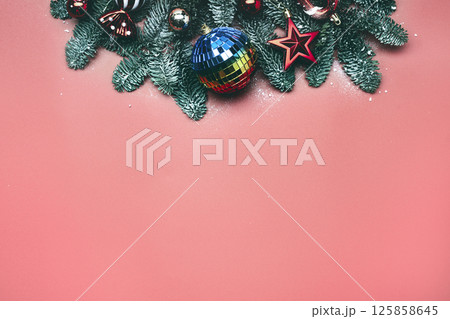 Christmas background card 125858645