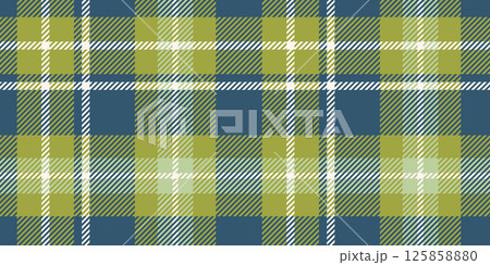 Refreshing green and navy tartan plaid pattern with a balanced design. Refreshing green and navy tartan plaid pattern with a balanced design. 125858880