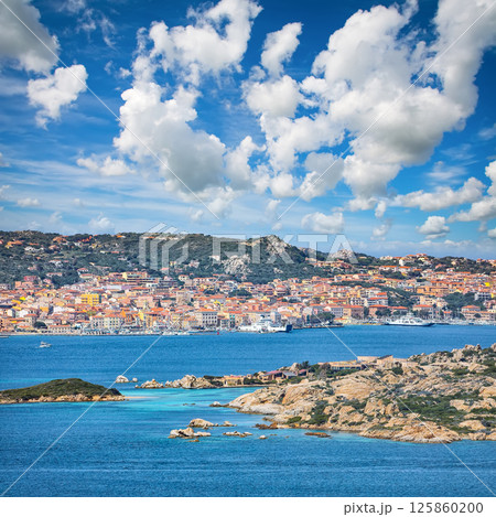 Unbelivable view on  Santo Stefano and La Maddalena islands from Palau 125860200