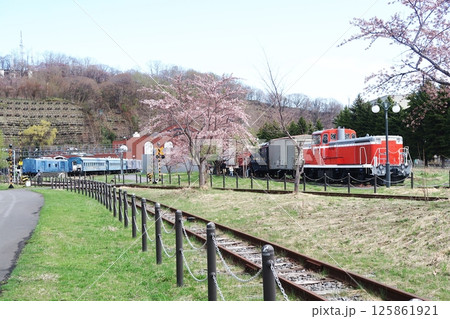 小樽市総合博物館本館の鉄道関係の展示 125861921