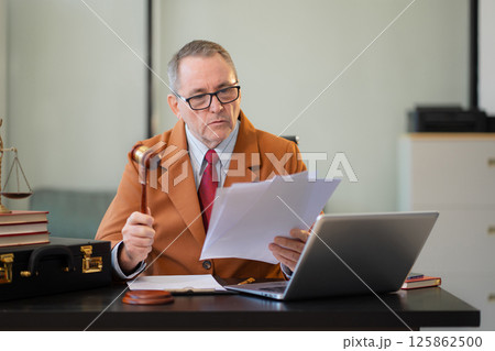 legal and corporate consultation concept focusing on law, advice, and business agreements. 125862500