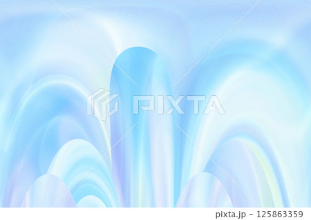 青色系背景素材、ファンタジー、グラデーション、水色, 青背景, ブルー、抽象イメージ、 125863359