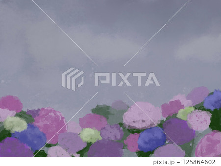 あじさいの背景 あじさいの背景 125864602