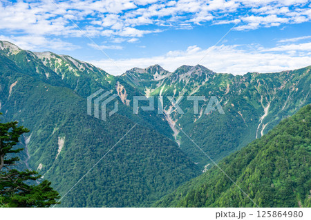 北アルプス　後立山連峰　針ノ木岳とスバリ岳　針ノ木サーキット登山 125864980