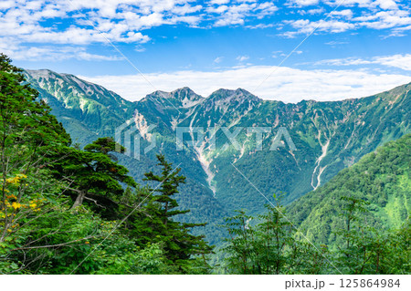 北アルプス 後立山連峰 針ノ木岳とスバリ岳 針ノ木サーキット登山 北アルプス 後立山連峰 針ノ木岳とスバリ岳 針ノ木サーキット登山 125864984