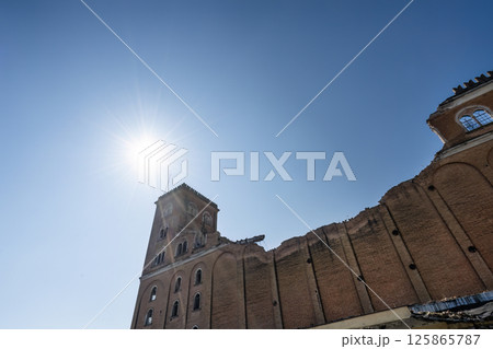 Abandoned industrial structure 125865787