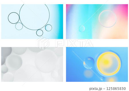 A crisp bubble set in cool blues, soft whites, and airy rainbow fades, perfect for fresh, minimalist aesthetics A crisp bubble set in cool blues, soft whites, and airy rainbow fades, perfect for fresh, minimalist aesthetics 125865830