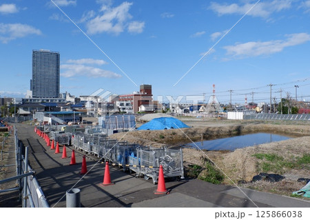 大規模工事現場 125866038