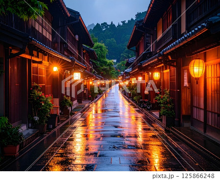 雨降るひがし茶屋街 雨降るひがし茶屋街 125866248