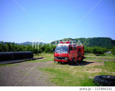 消防車 ポンプ車 消防車 ポンプ車 125866282