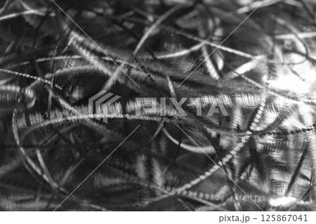 Abstract metallic texture with grunge pattern in black and white for artistic background design 125867041