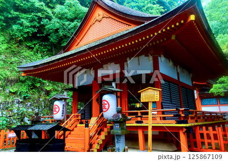 【香川】初夏の金刀比羅宮　雨の中の厳魂神社（奥社） 125867109