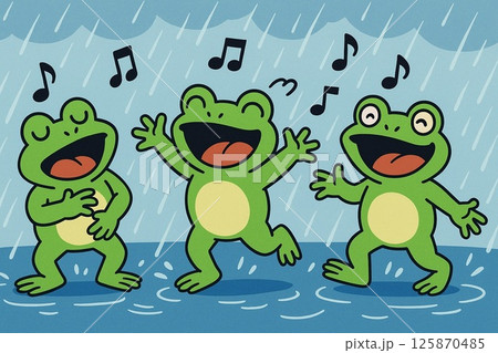 カエルの合唱 125870485