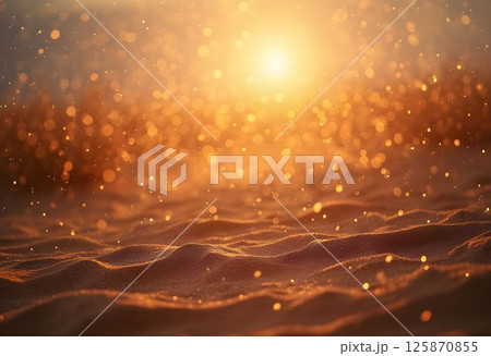 Mirage and Bokeh in Desert Glow Mirage and Bokeh in Desert Glow 125870855