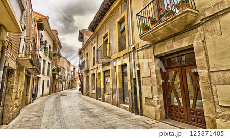 Street Scene, Santo Domingo de la Calzada, Spain Street Scene, Santo Domingo de la Calzada, Spain 125871405