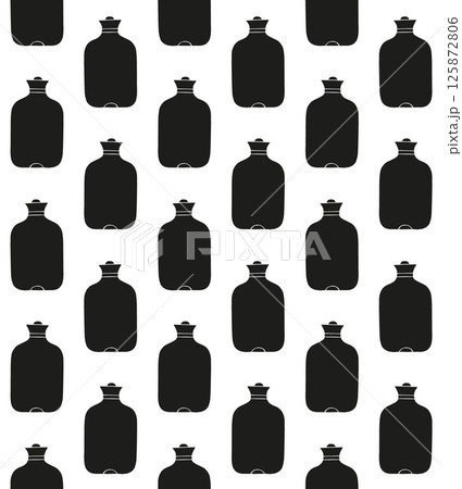 Vector seamless pattern of hand drawn jar can 125872806