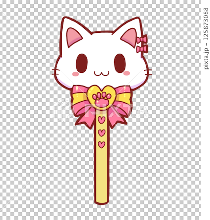 Cat-shaped magic wand Cat-shaped magic wand 125873088