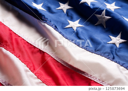 Close-up american flag 125873694