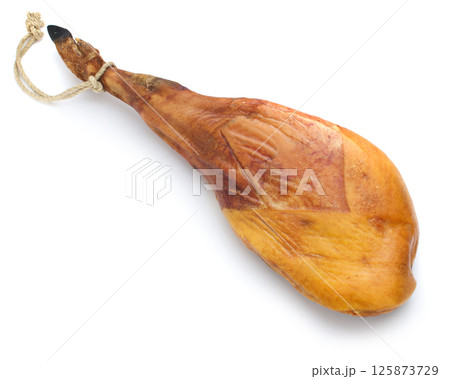 traditional Spanish jamon traditional Spanish jamon 125873729