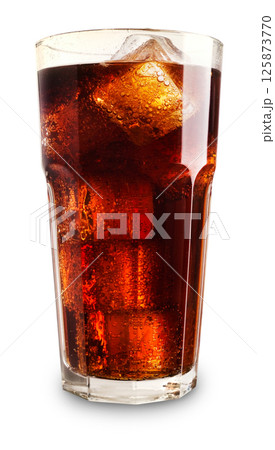Glass of cola Glass of cola 125873770