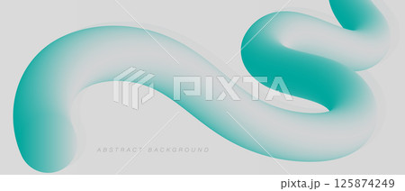 Modern abstract background. Smooth wave design. Gradient flowing fluid shape. Minimalist style. Suit for poster, cover, banner, brochure, presentation, wallpaper, website Modern abstract background. Smooth wave design. Gradient flowing fluid shape. Minimalist style. Suit for poster, cover, banner, brochure, presentation, wallpaper, website 125874249