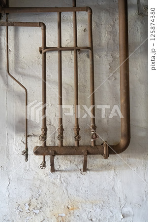 Old abandoned industrial structure Old abandoned industrial structure 125874380