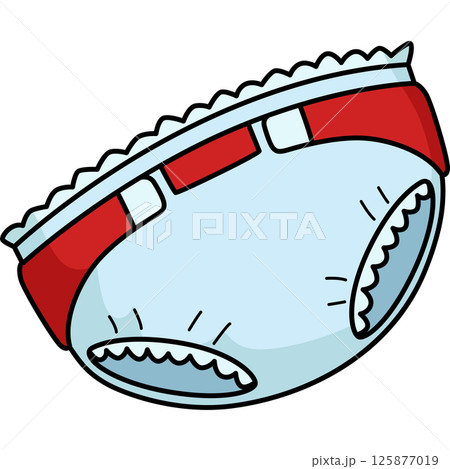 Baby Shower Baby Diaper Cartoon Colored Clipart Baby Shower Baby Diaper Cartoon Colored Clipart 125877019