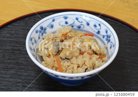あさりの炊き込みご飯 125880459
