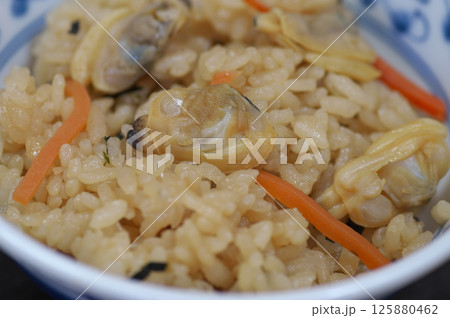 あさりの炊き込みご飯 125880462