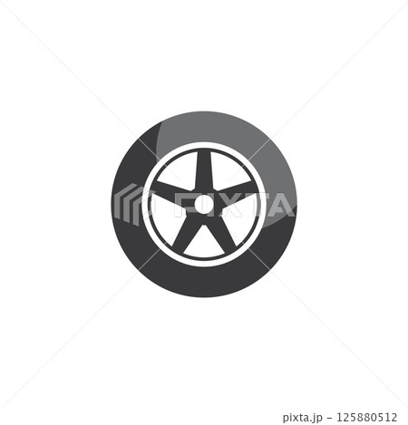 tire logo icon tire logo icon 125880512