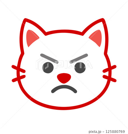 Angry Cat Silhouette Vector Icon Bold Mascot Logo for Sports Teams, Branding, and T-Shirt Design Graphics Angry Cat Silhouette Vector Icon Bold Mascot Logo for Sports Teams, Branding, and T-Shirt Design Graphics 125880769