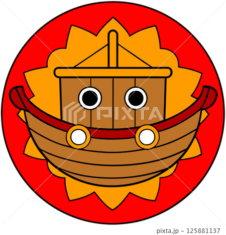 Nautical Boat Logo Vector Art for Marine Businesses and T Shirt Designs Perfect for Branding & Merch 125881137