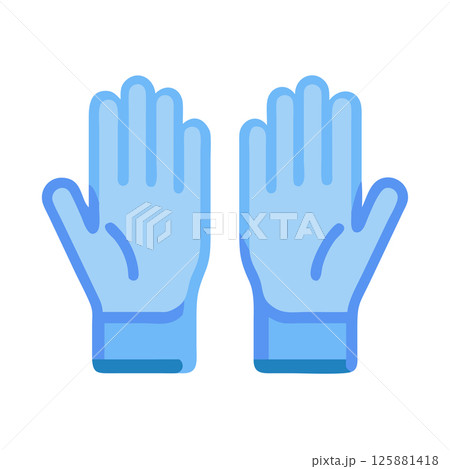 Medical Gloves Vector Illustration Icon High-Quality, Detailed Design for Health and Safety Applications Medical Gloves Vector Illustration Icon High-Quality, Detailed Design for Health and Safety Applications 125881418