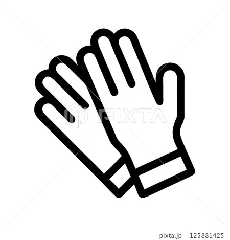 Medical Gloves Vector Illustration Icon High-Quality, Detailed Design for Health and Safety Applications Medical Gloves Vector Illustration Icon High-Quality, Detailed Design for Health and Safety Applications 125881425